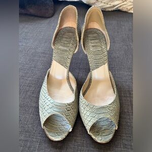 Christian Dior Snake Skin Heels